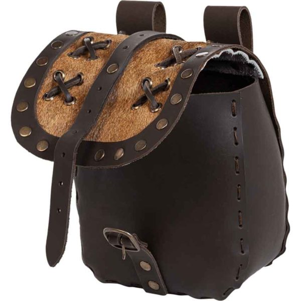 Leather Barbarian Pouch