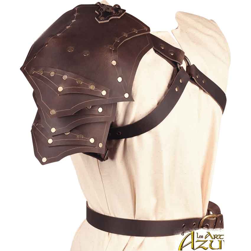 Right Leather Shoulder Pad