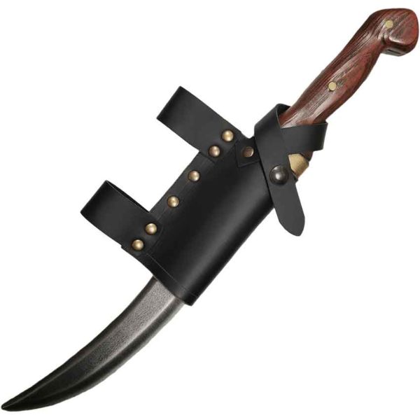 Snap Leather Dagger Scabbard