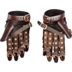 Articulated Leather Gauntlets