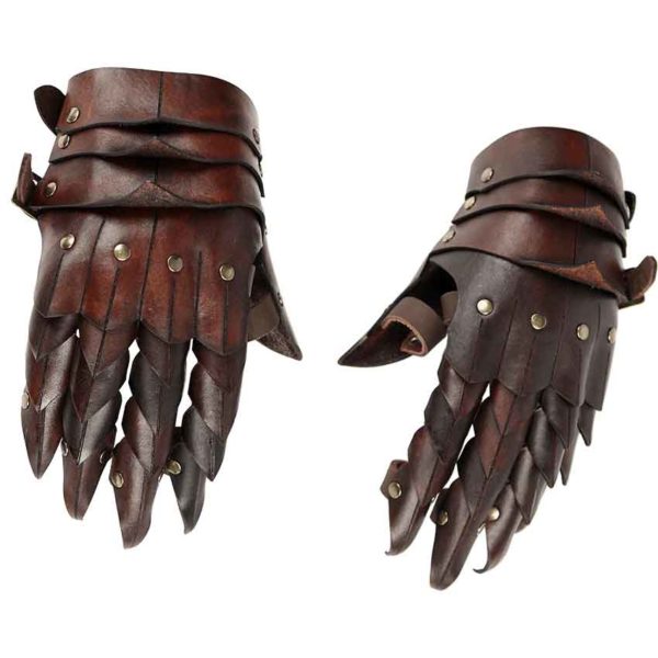 Clawed Leather Gauntlets