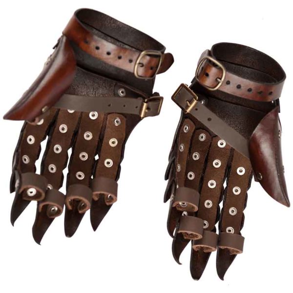 Clawed Leather Gauntlets