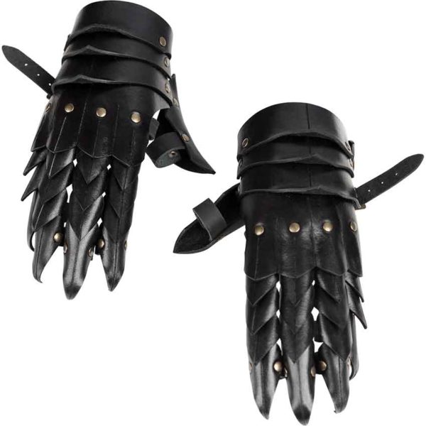 Clawed Leather Gauntlets