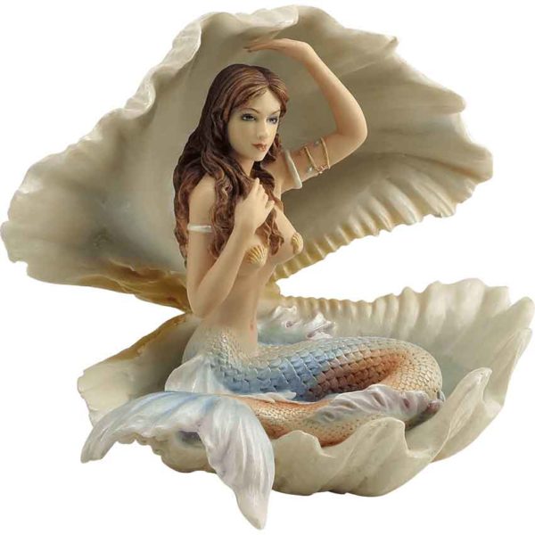 Mermaid in a Seashell Statue