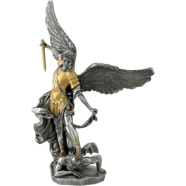 St. Michael Tramples Demon Statue