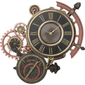 Steampunk Astrolabe Wall Clock