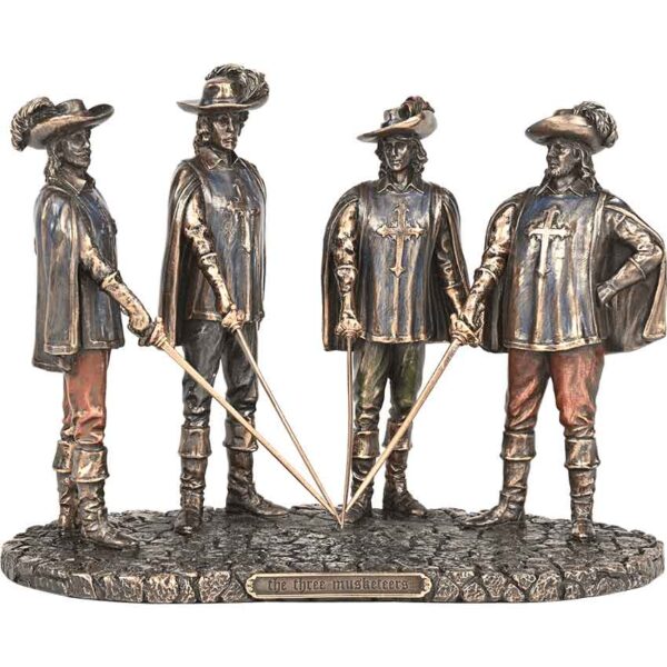 D'Artagnan and Three Musketeers Statue