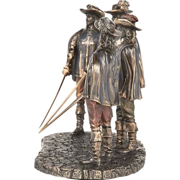 D'Artagnan and Three Musketeers Statue