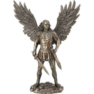 St Michael with Sword and Scabbard Statue