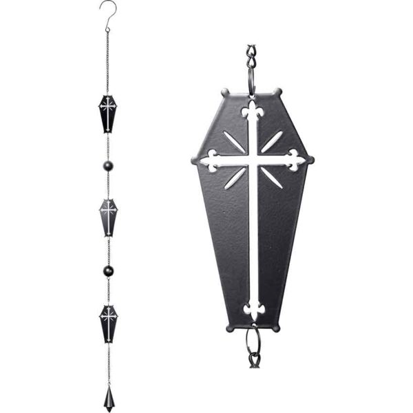 Crossed Coffin Hanging Decoration