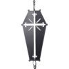 Crossed Coffin Hanging Decoration