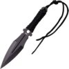 Black Serrated Fantasy Sword with Throwers