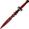 Red Edge Fanged Skull Short Sword