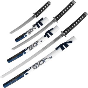 Yin Yang Saya Samurai Sword Set