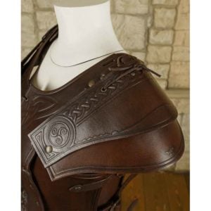 Artemis Deluxe Leather Pauldrons