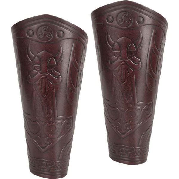 Ragnarok Thor Leather Bracers