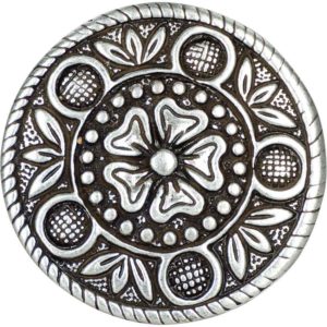 Silver Helwig Cloak Button