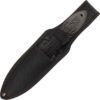9 Inch Set of 3 Black Dragon Throwing Knives