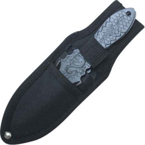 Set of 3 Black Dragon Scale Throwing Knives