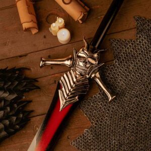 Red Crown and Skull Sword