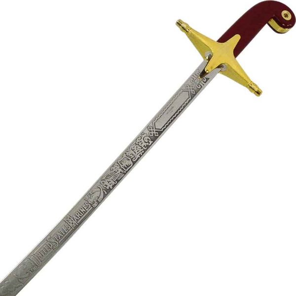 Red Hilt US Marine Corps Sword