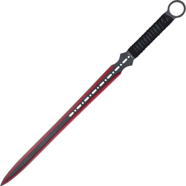 3 Piece Red Edge Urban Ninja Sword Set