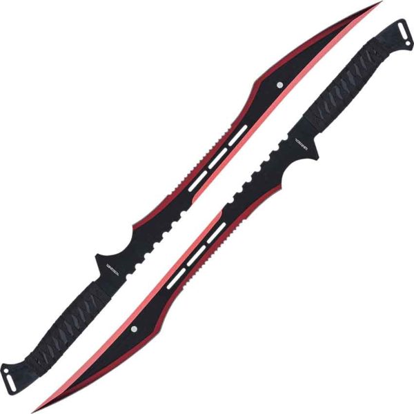 Red Edge Cyber Ninja Sword Set