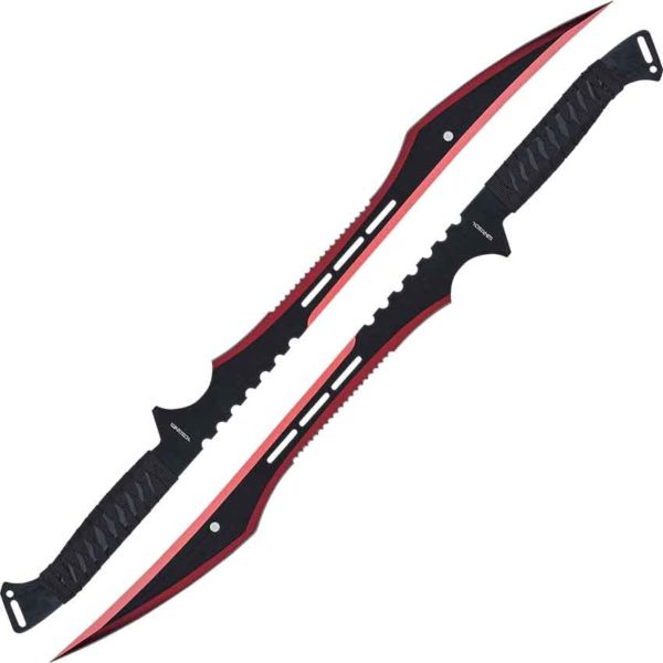 Red Edge Cyber Ninja Sword Set