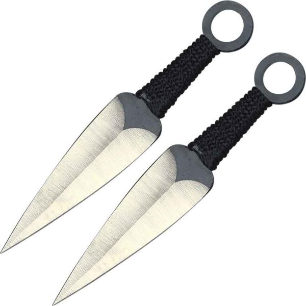 Two-Tone Batwing Sword and Thrower Set