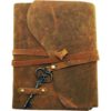 Soft Leather Journal with Key