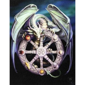 Wheel of the Year Canvas Print by Anne Stokes