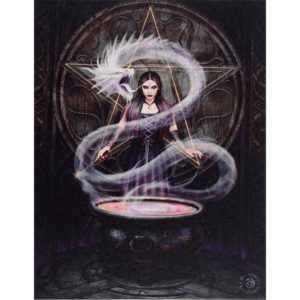 Summoning Canvas Print by Anne Stokes