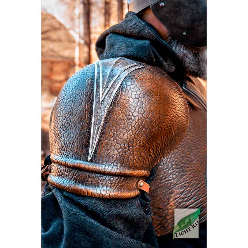 Details about   Armor Wild man Berserk Barbarian Medieval Black Wooden Armor Replica Shield 