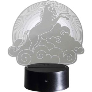 LED Unicorn 3D Light