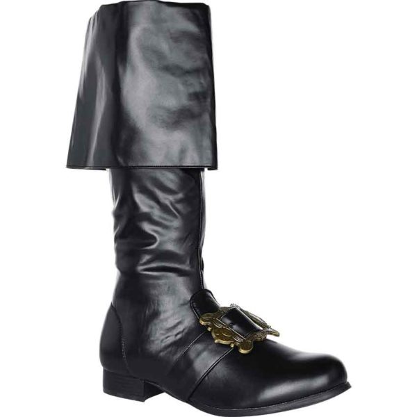 Mens Buckled Pirate Boots
