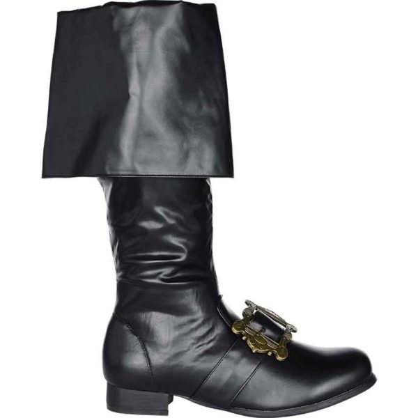 Mens Buckled Pirate Boots