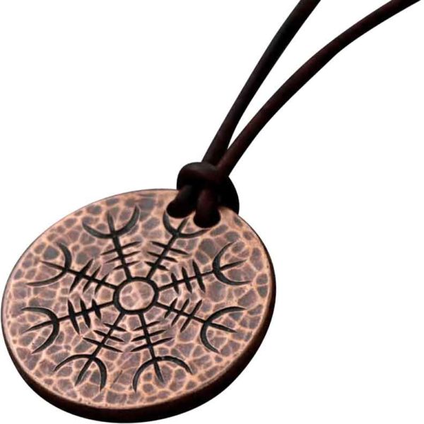 Helm of Awe Copper Necklace