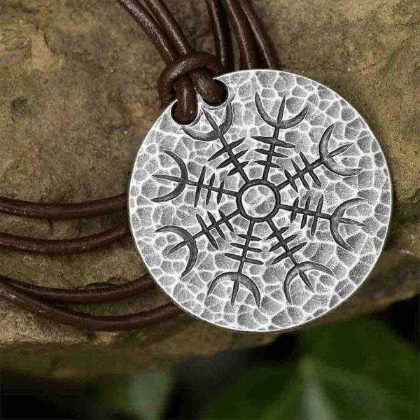 Helm of Awe Silver Necklace