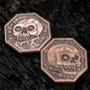 Copper Memento Mori Vivere Coin