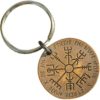 Vegvisir Norse Bronze Keyring