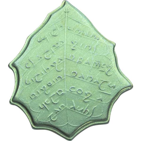 Elvish Leaf of Spring Mithril Coin