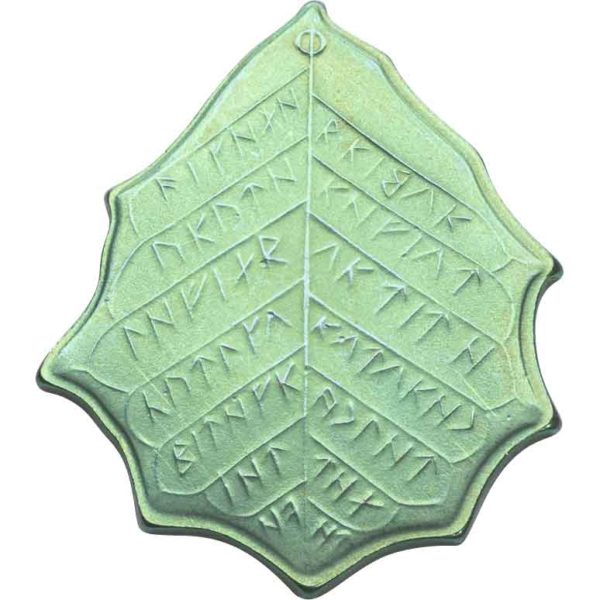 Elvish Leaf of Spring Mithril Coin