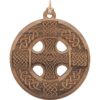 Celtic Cross Wooden Christmas Ornament