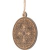 Celtic Beast Knotwork Wooden Christmas Ornament