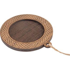 Knotwork Frame Wooden Christmas Ornament