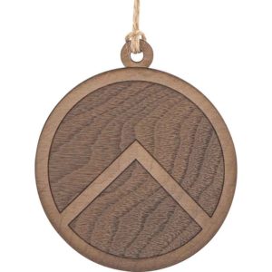 Greek Lambda Shield Christmas Ornament