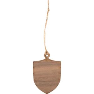 Medieval Crown and Fleur Shield Christmas Ornament