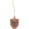 Medieval Double Eagle Shield Christmas Ornament