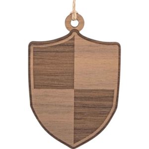 Medieval Quartered Shield Christmas Ornament