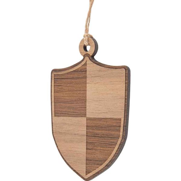Medieval Quartered Shield Christmas Ornament